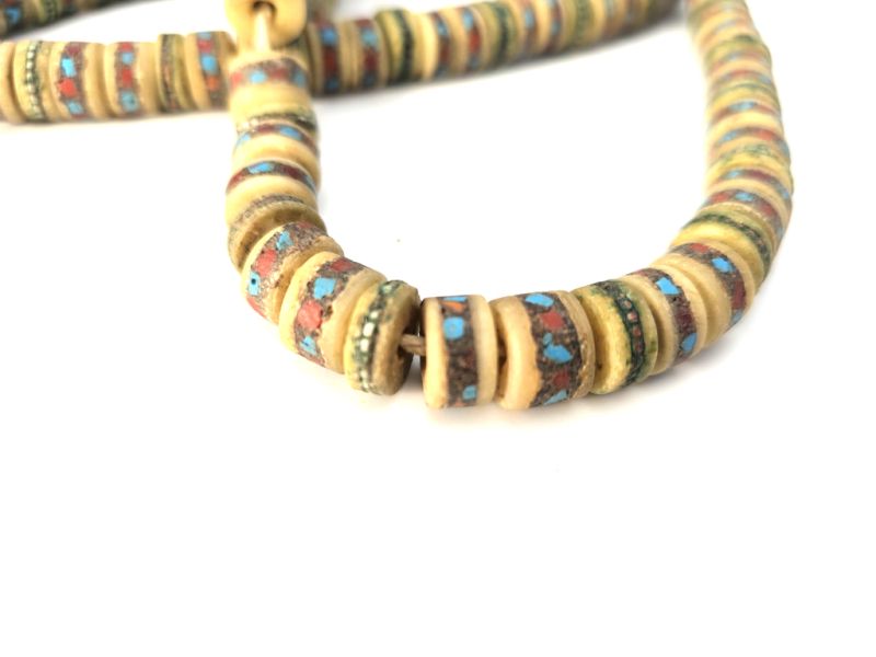 Tibetischen Schmuck Alt Mala - Yakknochen 5
