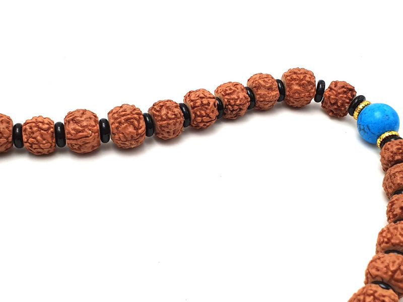 Tibetischen Schmuck - Mala - Himmelblaue Perle 4