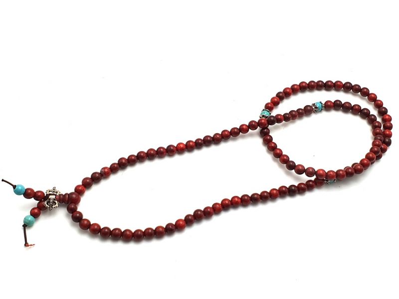 Tibetischen Schmuck - Mala - Kleine Holzperlen 2