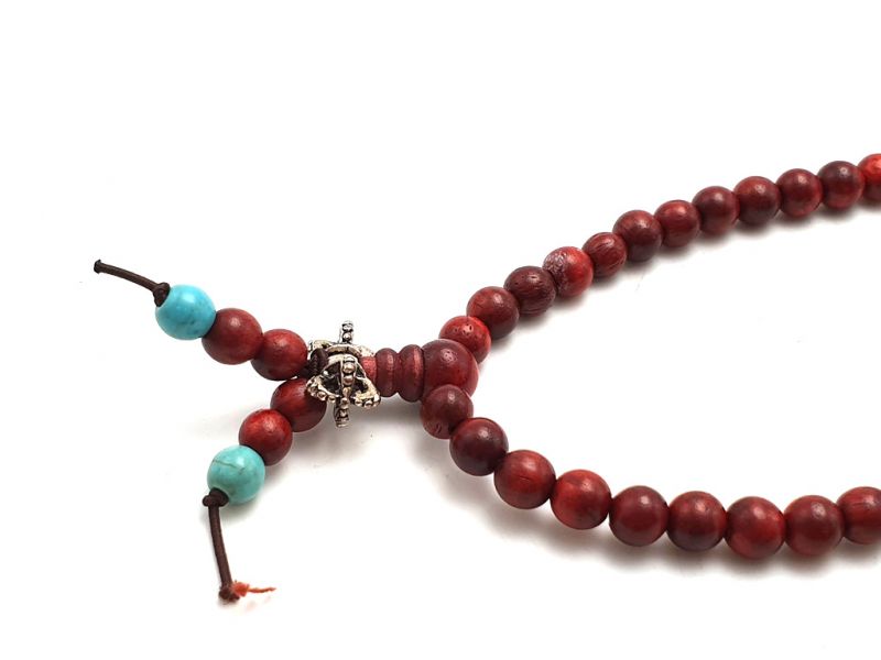 Tibetischen Schmuck - Mala - Kleine Holzperlen 4
