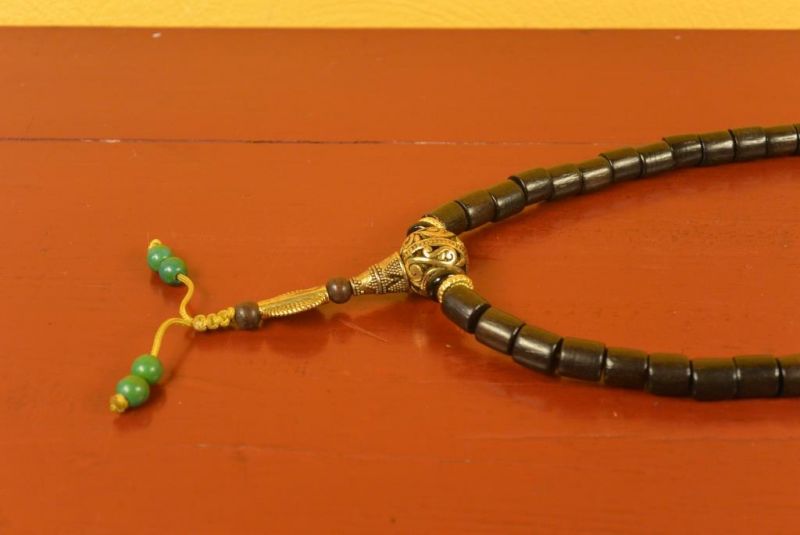 Tibetischen Schmuck - Mala - Schwarzem Holz 2