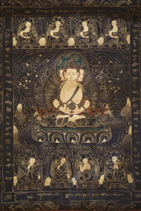 Tibetischen Thangka-Malerei Buddha Chenrezi 3