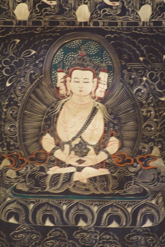 Tibetischen Thangka-Malerei Buddha Chenrezi 4