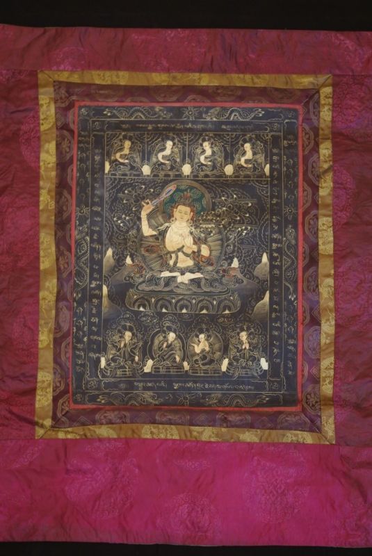 Tibetischen Thangka-Malerei Tara Weiß 2