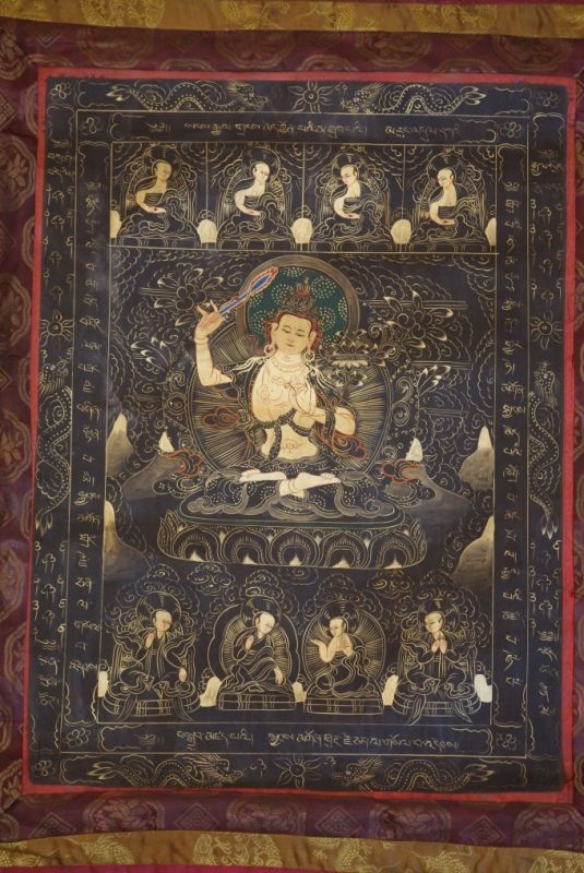 Tibetischen Thangka-Malerei Tara Weiß 4