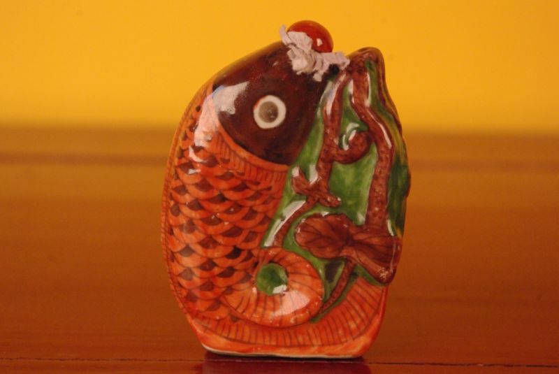 Tiertabakdosen FengShui Fisch 2