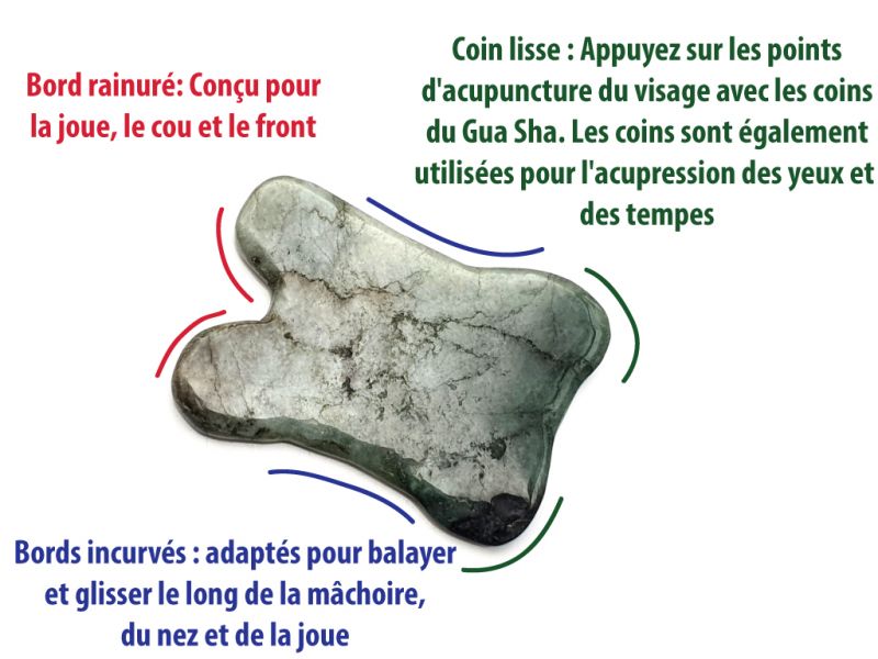 Traditional Chinese medicine - Gua Sha concave in Jade 5