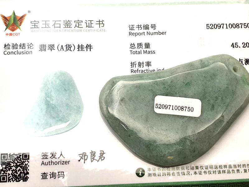 Traditional Chinese Medicine - Gua Sha en Jade - Dark Green / Translucent 3