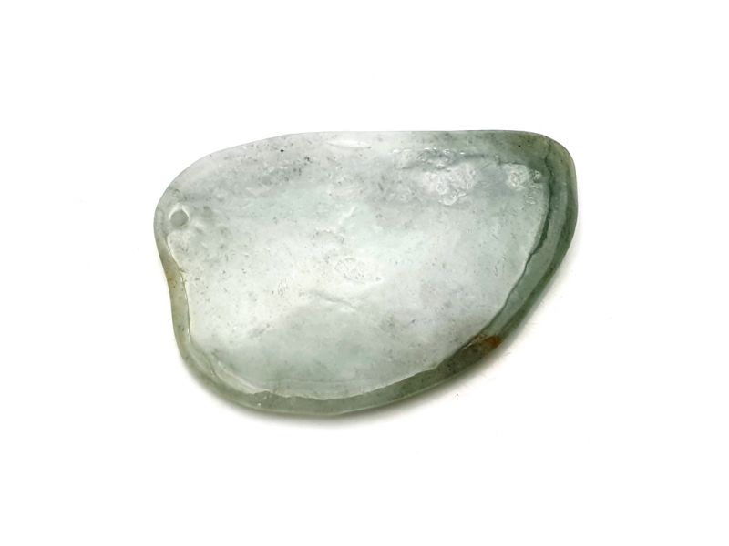 Traditional Chinese Medicine - Gua Sha en Jade - Dark Green / Transparent 1