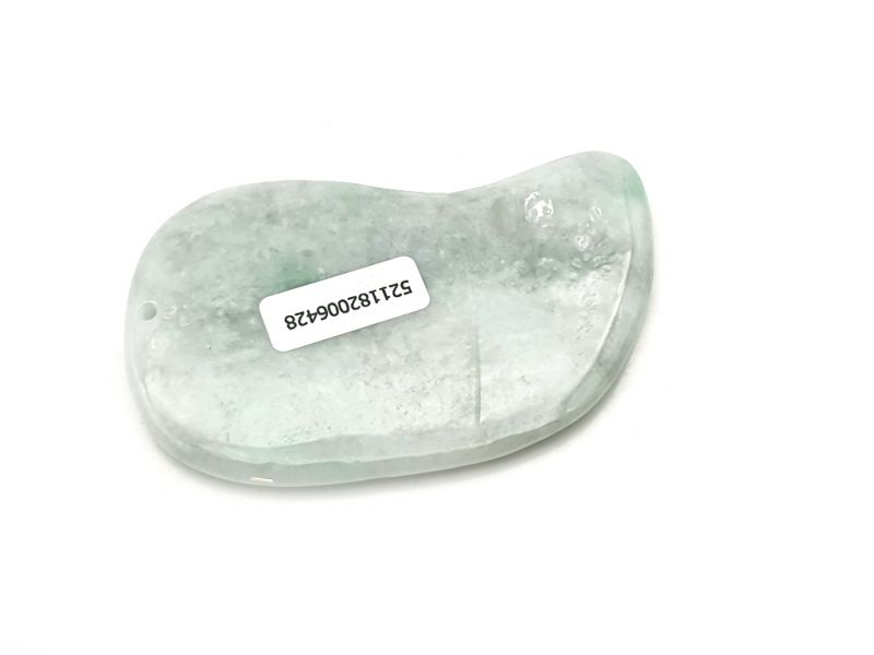 Traditional Chinese Medicine - Gua Sha en Jade - Green spotted 2