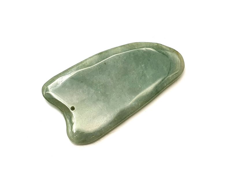 Traditional Chinese Medicine - Gua Sha en Jade - Imperial green 1