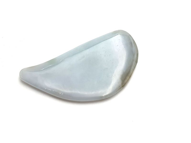 Click thumbnail to enlarge and hover over the picture to zoom Traditional Chinese Medicine - Gua Sha en Jade - Light Green / Transparent 1