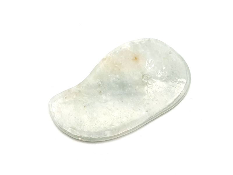 Traditional Chinese Medicine - Gua Sha en Jade - Spotted very light green 1