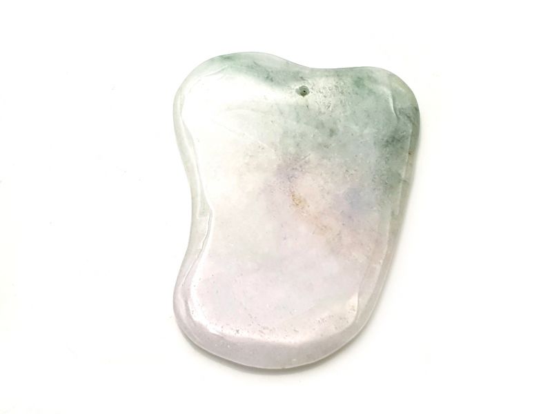 Traditional Chinese Medicine - Gua Sha en Jade - White and Green 2