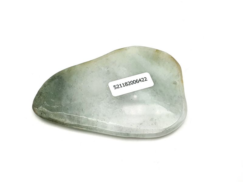 Traditional Chinese Medicine - Gua Sha en Jade - White and Green spotted 2