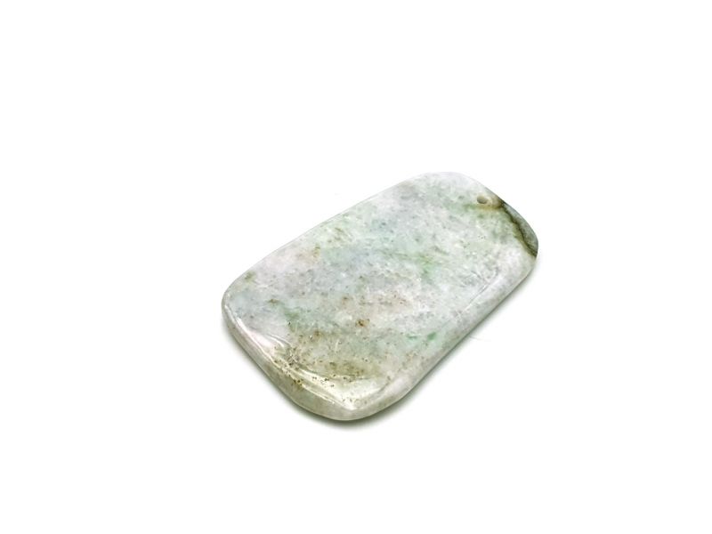 Traditional Chinese Medicine - Gua Sha en Jade - White and spotted green 1