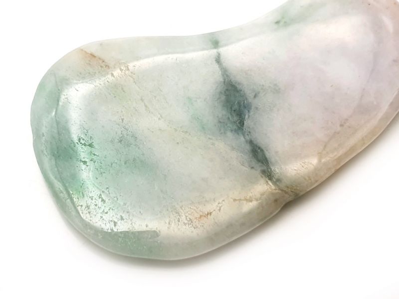 Traditional Chinese Medicine - Gua Sha en Jade - White green spot 2