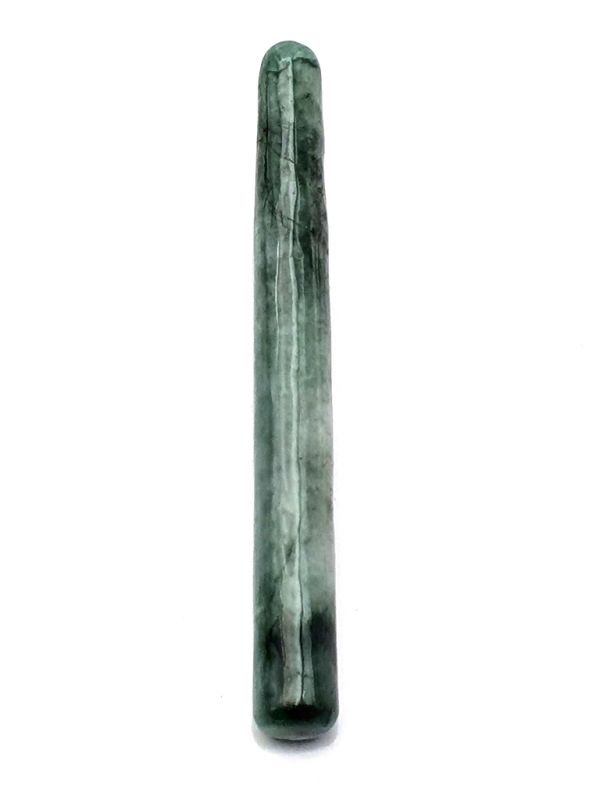 Traditional Chinese medicine - jade acupressure stick - Dark Green / Transparent 1