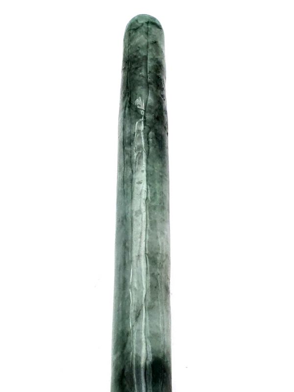 Traditional Chinese medicine - jade acupressure stick - Dark Green / Transparent 2