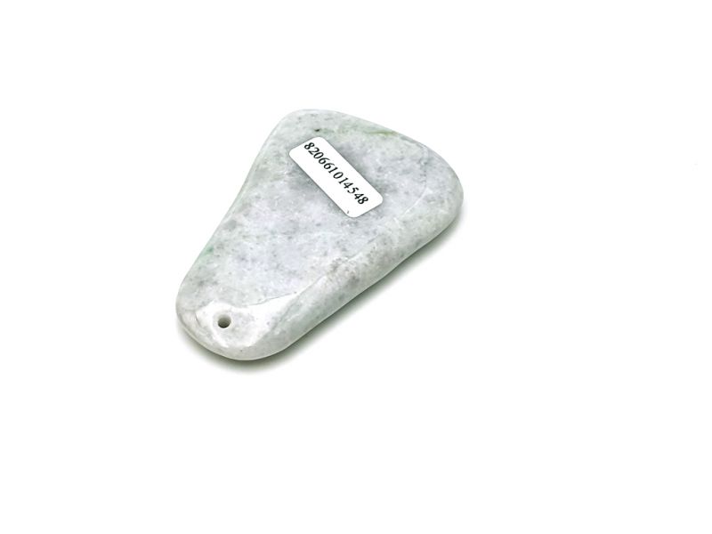 Traditional Chinese Medicine - Mini Gua Sha en Jade - White and spotted green 2