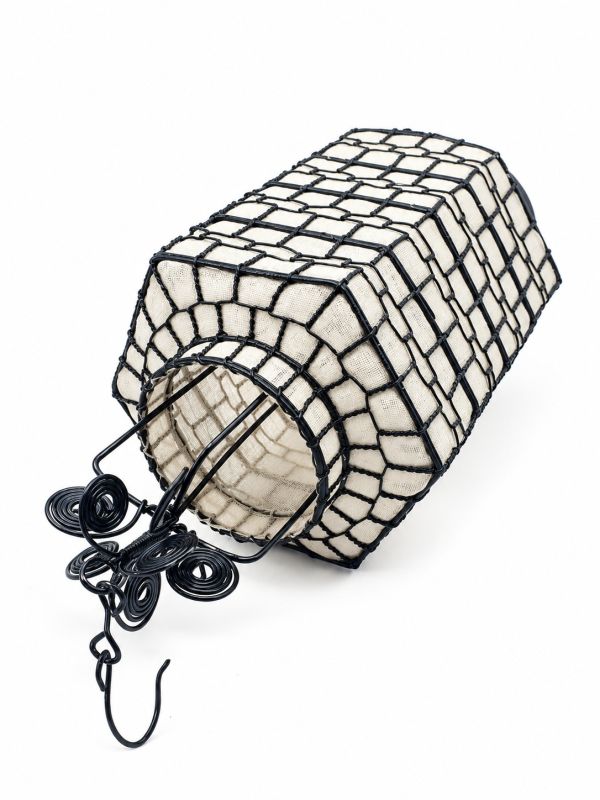 Traditional White Chinese Hanging Lantern 35 x 15 cm 3