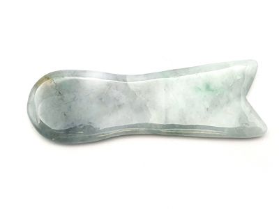 Traditionelle chinesische Medizin - Gua Sha Fisch - Körper und Gesicht - Grüne spotted