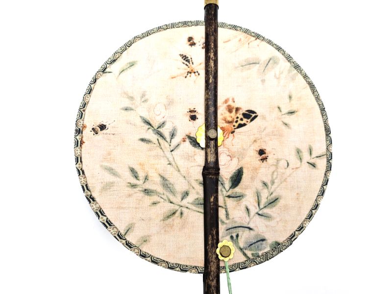Traditioneller chinesischer Rollfächer - Die Insekten 2