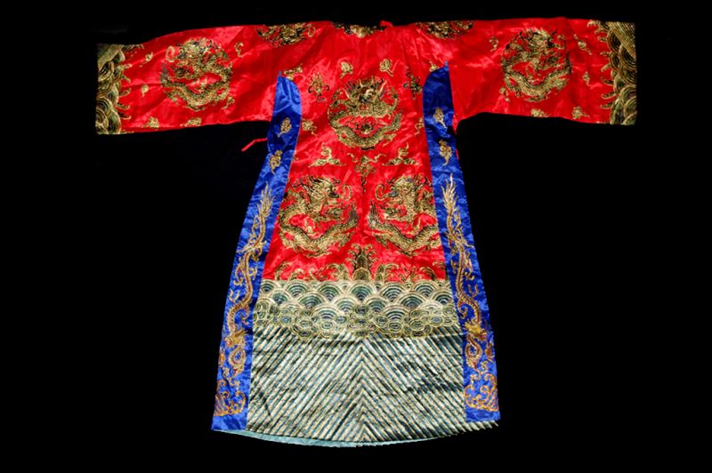 Traditionelles chinesisches Theaterkostüm (Alter 10) - Rot – Außergewöhnliche Qualität 3