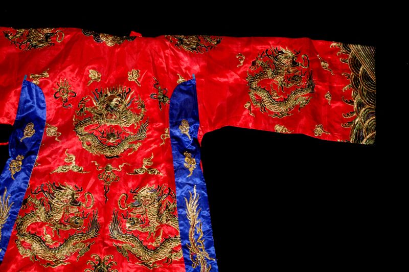 Traditionelles chinesisches Theaterkostüm (Alter 10) - Rot – Außergewöhnliche Qualität 5
