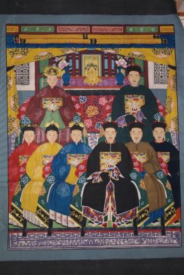 Peinture chinoise d'ancetre