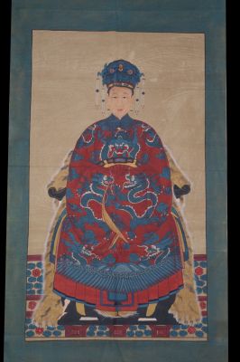 Très Grand Portrait d'ancêtres chinois - Majestueux - Impératrice