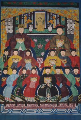 Très Grande famille de dignitaires Chinois 16 Personnages Très Grande famille de dignitaires Chinois 16 Personnages