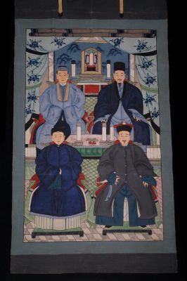 peinture d'ancetres chinois