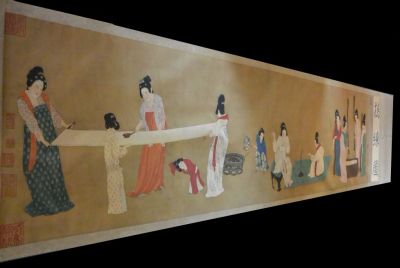 Très Grande Scène chinoise Peinture Dames de la cour