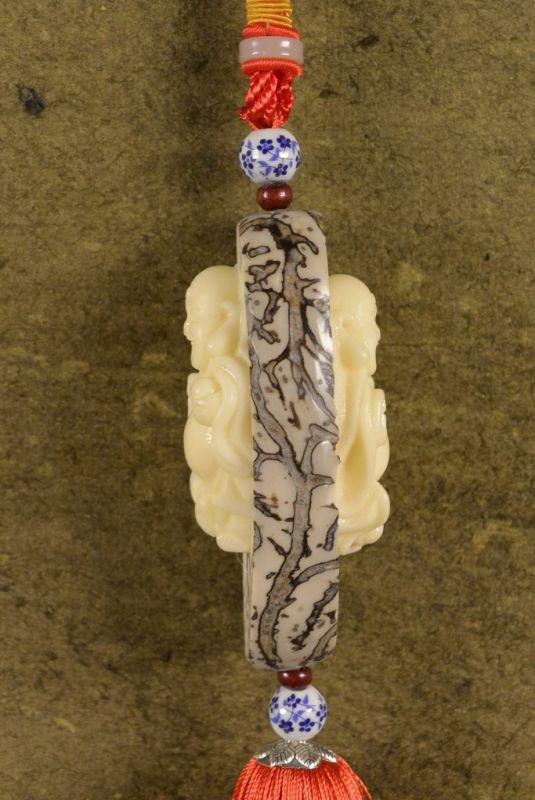 Vegetable Ivory FengShui Happy Buddha 5