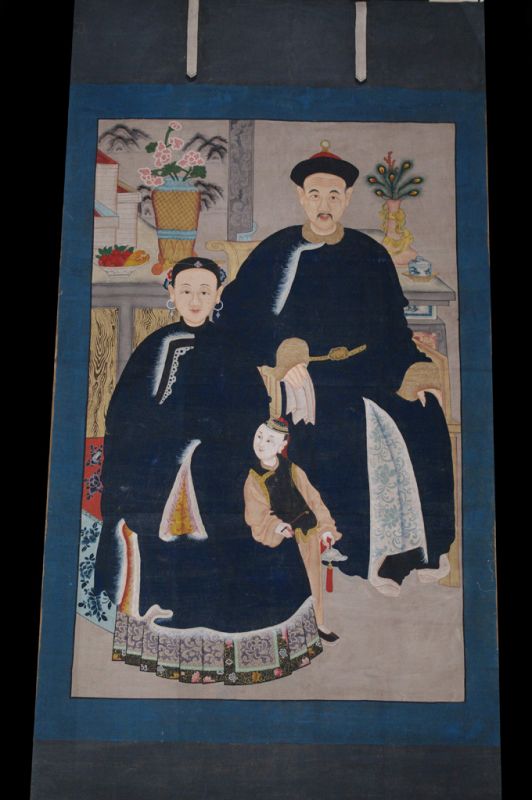 Very Large Chinese ancestors Family - Blue 1