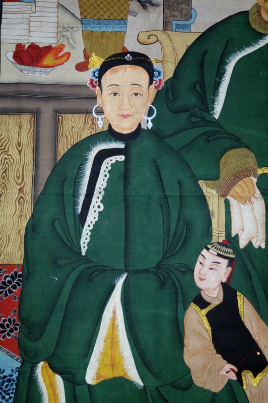 Very Large Chinese ancestors Family - Green 2