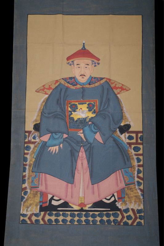 Click thumbnail to enlarge and hover over the picture to zoom Very Large Chinese ancestors - Majestic - Emperor - Gray and Red 1