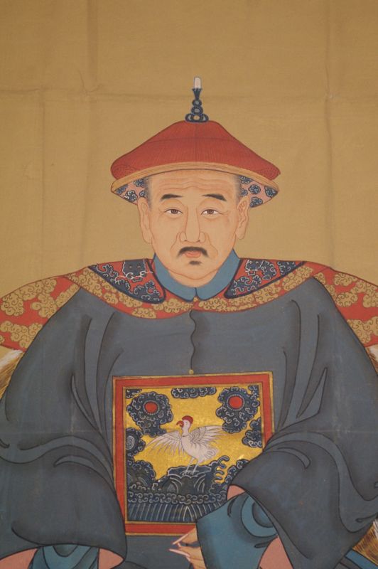 Click thumbnail to enlarge and hover over the picture to zoom Very Large Chinese ancestors - Majestic - Emperor - Gray and Red 3