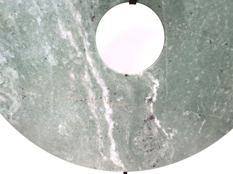 Very Large Chinese Bi Disc in Jade 40cm 3