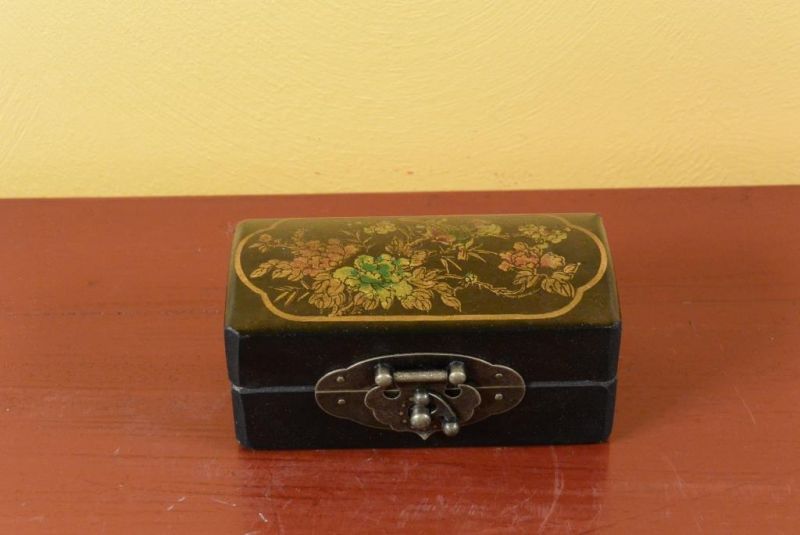 Very small Chinese Wooden Black Box 1