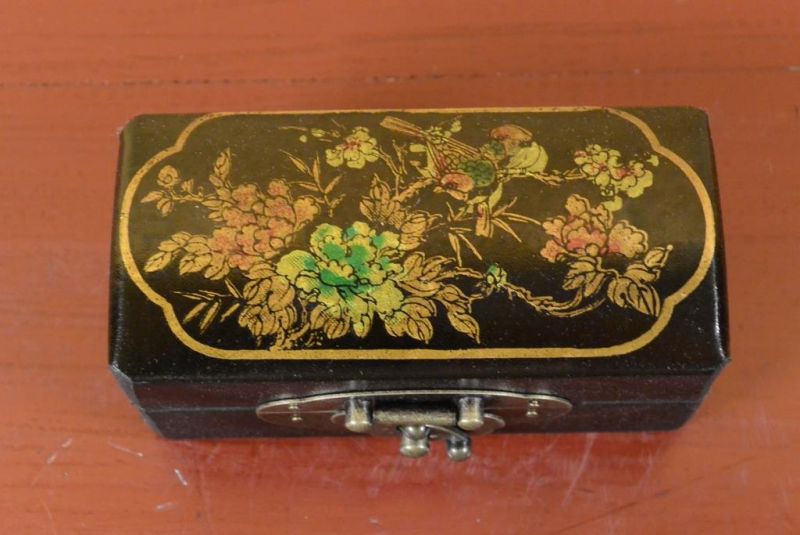 Very small Chinese Wooden Black Box 3