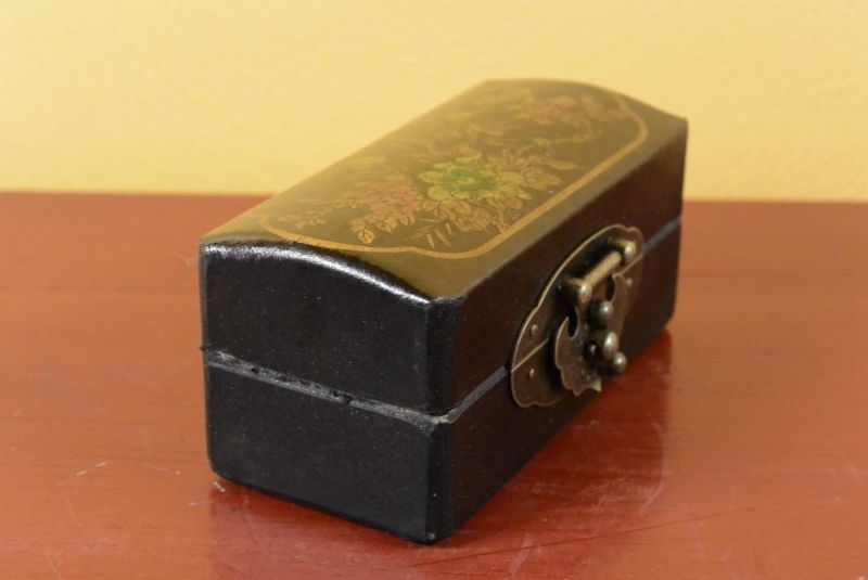 Very small Chinese Wooden Black Box 5