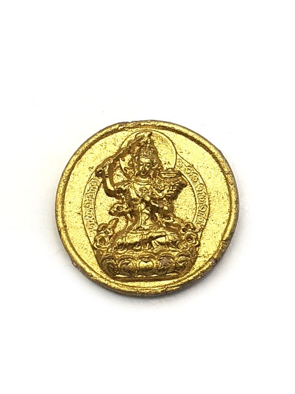 Very small Tibetan TsaTsa - Sacred object - Manjushri Bodhisattva 1