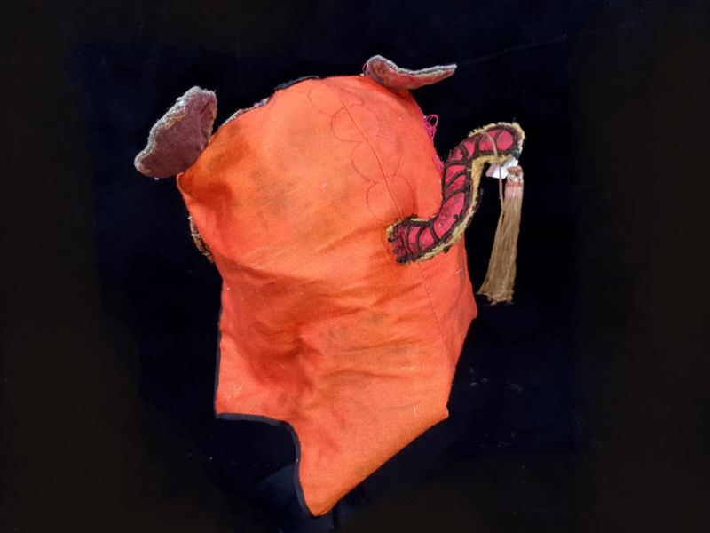 Viejo Sombrero de niño chino El tigre naranja 3