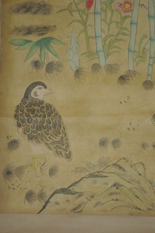 Vogel Chinesische Gemälde Kakemono 3