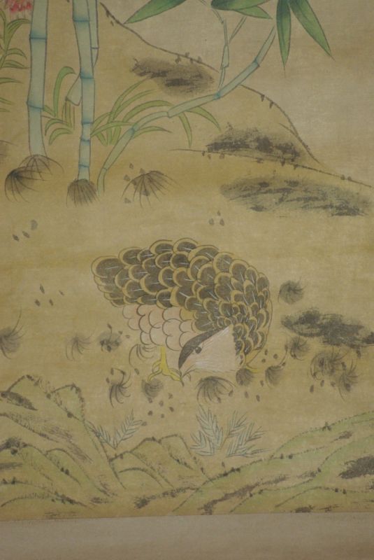 Vogel Chinesische Gemälde Kakemono 4