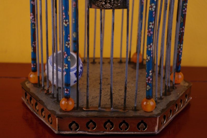 Vogelkäfig Blau 3