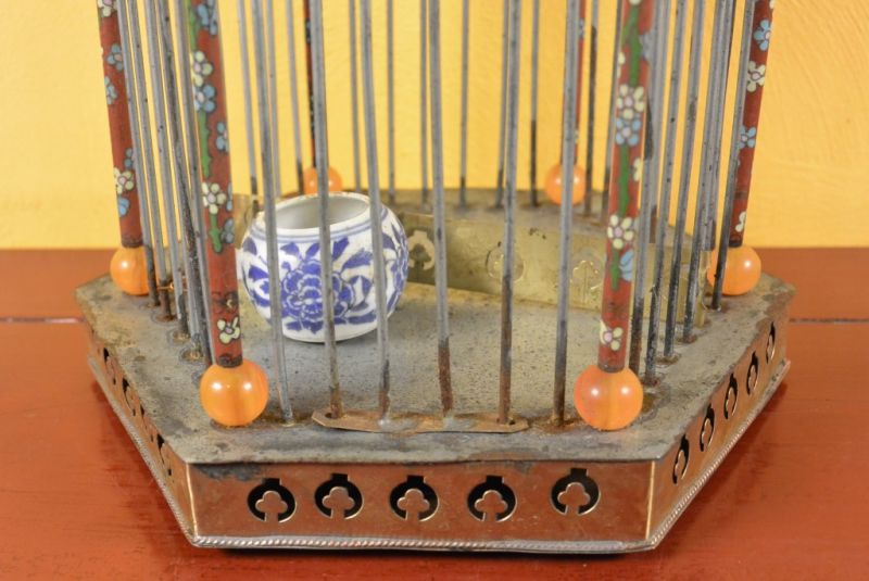 Vogelkäfige Cloisonné Rot 3