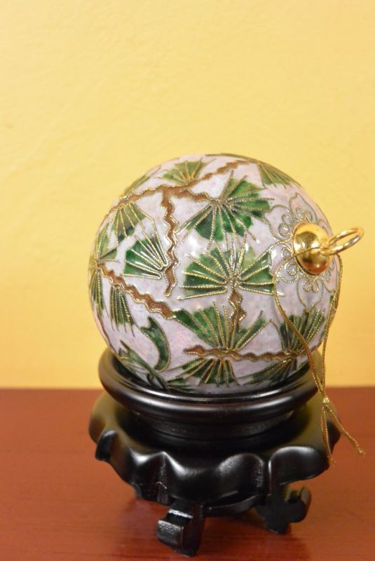 Weihnachtskugel Cloisonné Hirsch 3